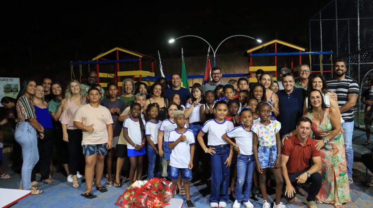 INAUGURA&Ccedil;&Atilde;O DO ESPA&Ccedil;O RECREATIVO DAYANA RIBEIRO MONTENEGRO NO BAIRRO AVE MARIA