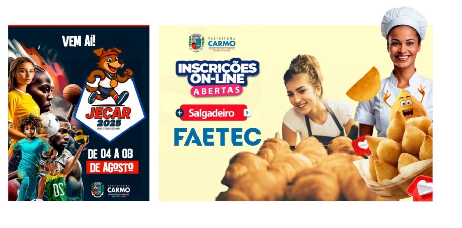 Carmo em Movimento: Cidade Respira Esporte e Qualificação com o JECAR e Curso Técnico da Faetec