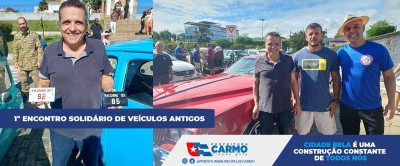 1º Encontro Solidário de Veículos Antigos.