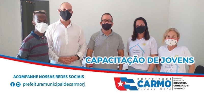 A Prefeitura Municipal de Carmo através da Secretaria Municipal de Turismo, visitou a instituição não governamental, &quot;A Casa do Caminho&quot;.