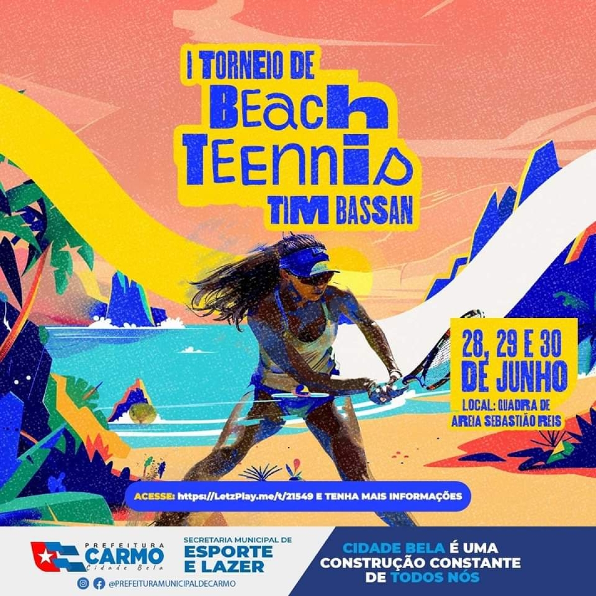 O Torneio de Beach Tênis Tim Bassan