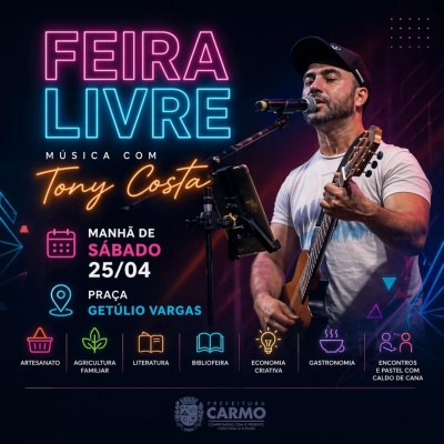 A Prefeitura Municipal de Carmo, por meio da Secretaria Municipal de Cultura e Turismo, convida voc&ecirc;