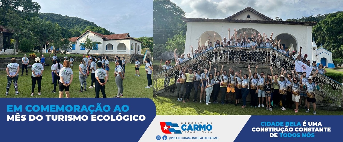 Em comemoração ao mês de turismo ecológico