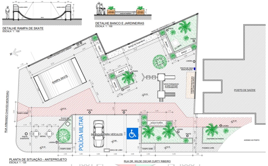 053 - EXECU&Ccedil;&Atilde;O DE OBRAS DE REFORMA E ADEQUA&Ccedil;&Atilde;O DA PRA&Ccedil;A OSMAR RIBEIRO DA SILVA - BAIRRO BOTAFOGO