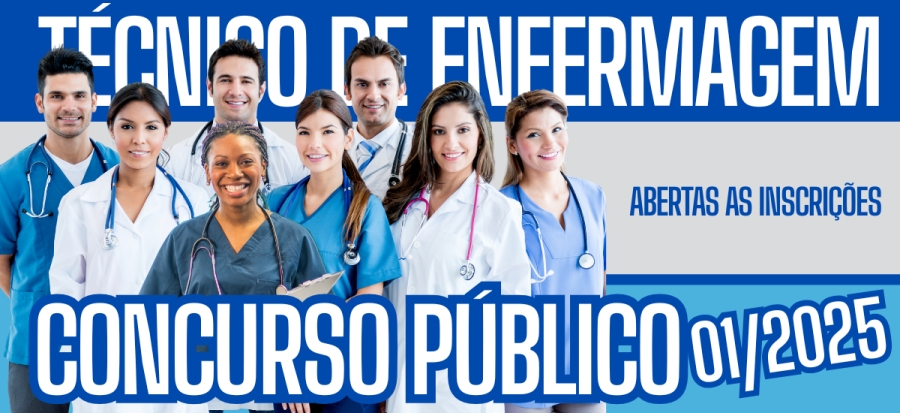 Abertas as Inscrições para Concurso Público com Vagas para Técnico de Enfermagem