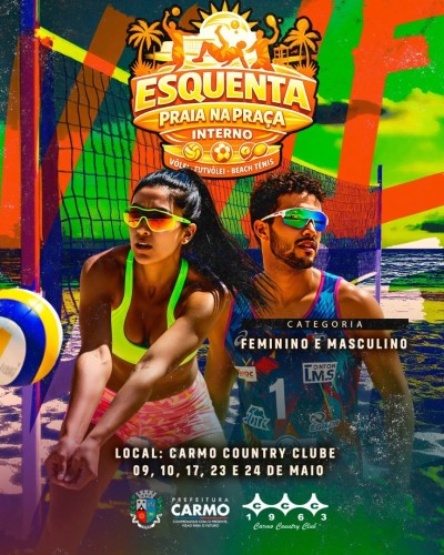 Vem a&iacute; o Esquenta Praia na Pra&ccedil;a! Depois do sucesso do Praia na Pra&ccedil;a, que movimentou a cidade com a