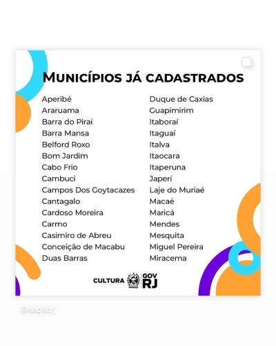 Lei Paulo Gustavo - Artistas Carmenses Cadastrados!
