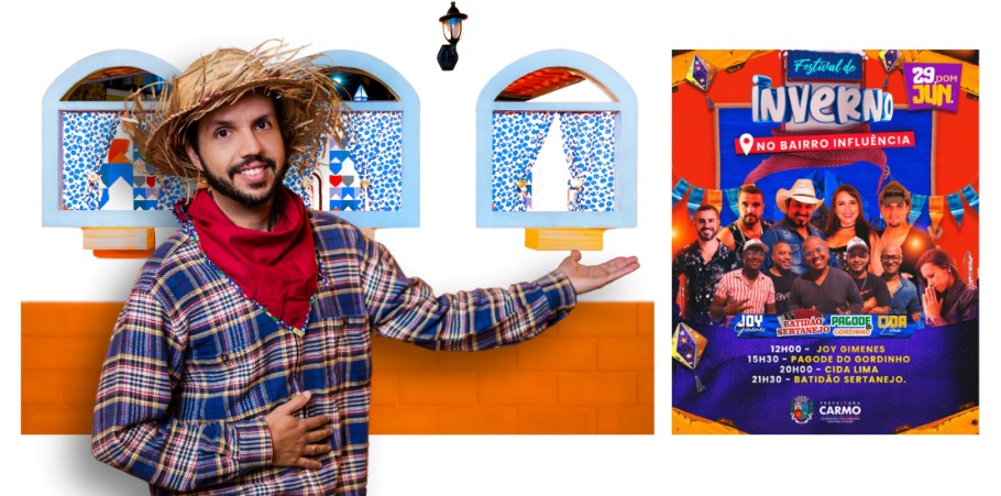 Neste domingo, o bairro Influência vai se transformar em palco de uma grande festa!