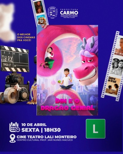 O CineCarmo de hoje promete encantar toda a fam&iacute;lia com uma hist&oacute;ria cheia de aventura, humor e emo&ccedil;