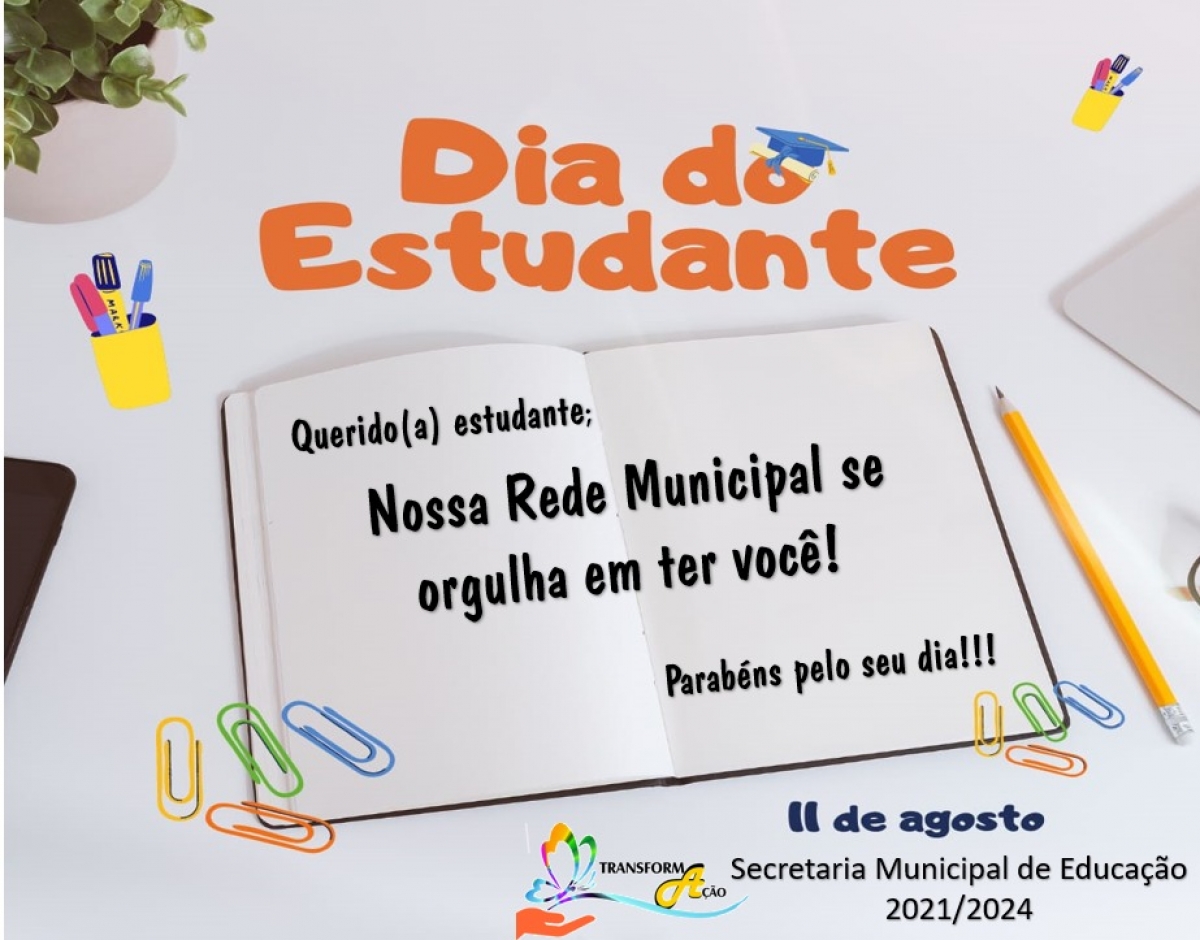 Feliz dia dos Estudantes