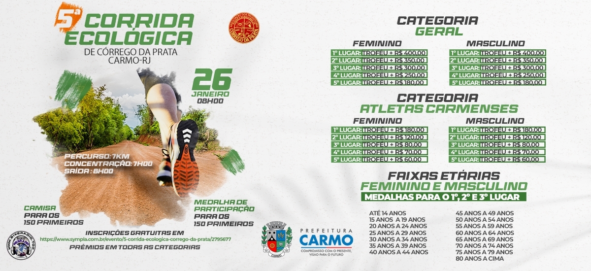 5ª Corrida Ecológica Córrego da Prata