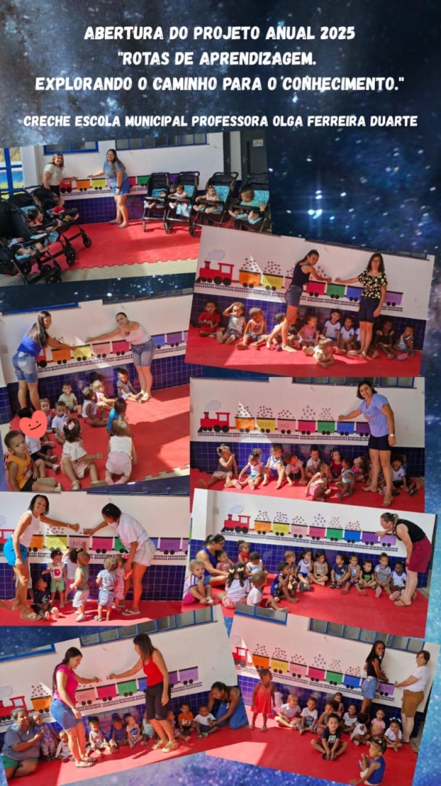 ABERTURA DO PROJETO “ROTAS DA APRENDIZAGEM” NAS ESCOLAS MUNICIPAIS – FEVEREIRO 2025