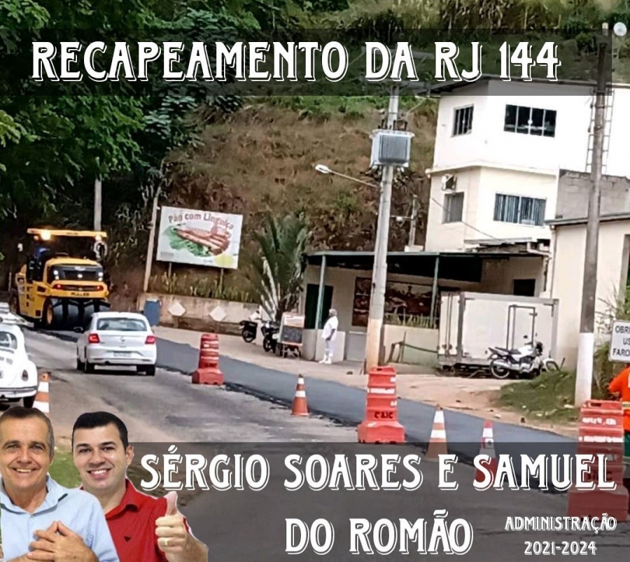 Recapeamento da RJ-144 (trecho Carmo/Além Paraíba)