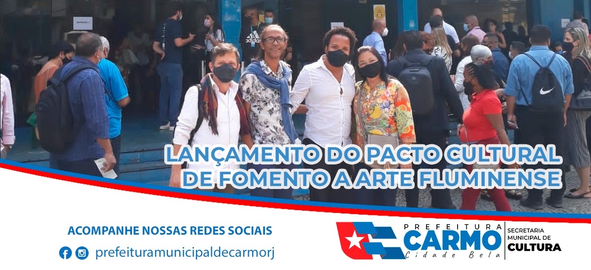 A Secretária Municipal de Cultura de Carmo-RJ, Sônia Leão esteve no último dia, 27/08, no Teatro João Caetano (Rio de Janeiro), acompanhada do Diretor do Coletivo Gente Arteira Jorge Tatagiba.