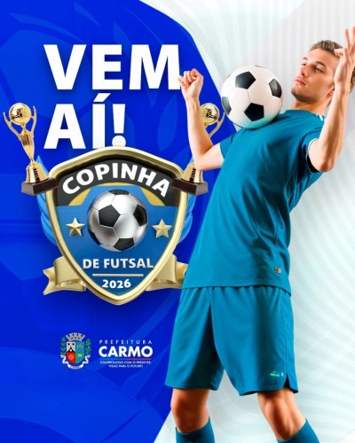 Vem a&iacute; mais uma edi&ccedil;&atilde;o da maior e melhor Copinha de Futsal da regi&atilde;o! ⚽🏆 A Prefeitura Municipal de C