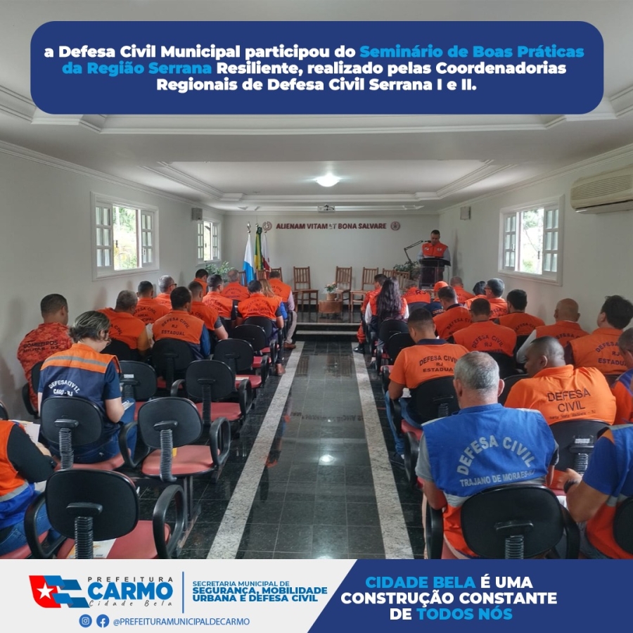 Defesa Civil participa de seminário na Região Serrana