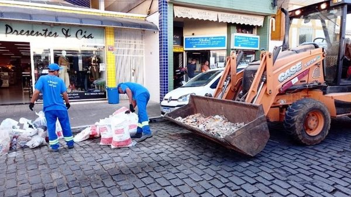 Limpeza urbana.