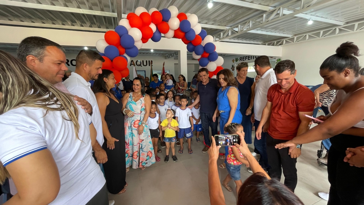 INAUGURA&Ccedil;&Atilde;O DO C.E.I. ARLETE TAVARES FERREIRA