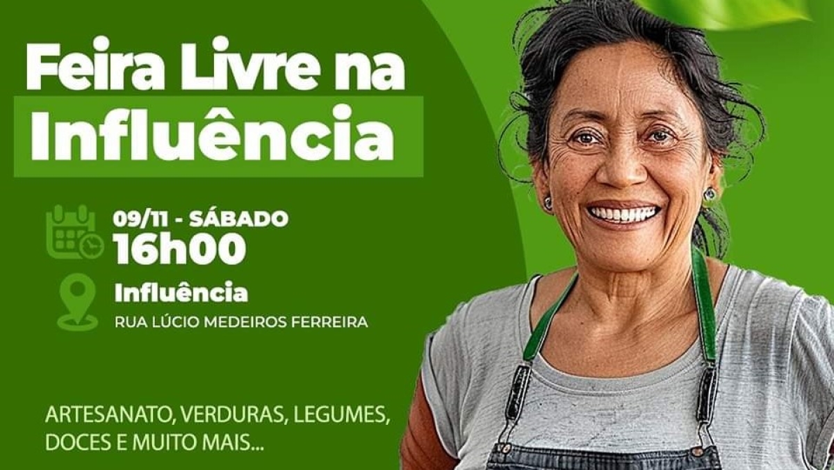 Feira Livre no bairro Influência