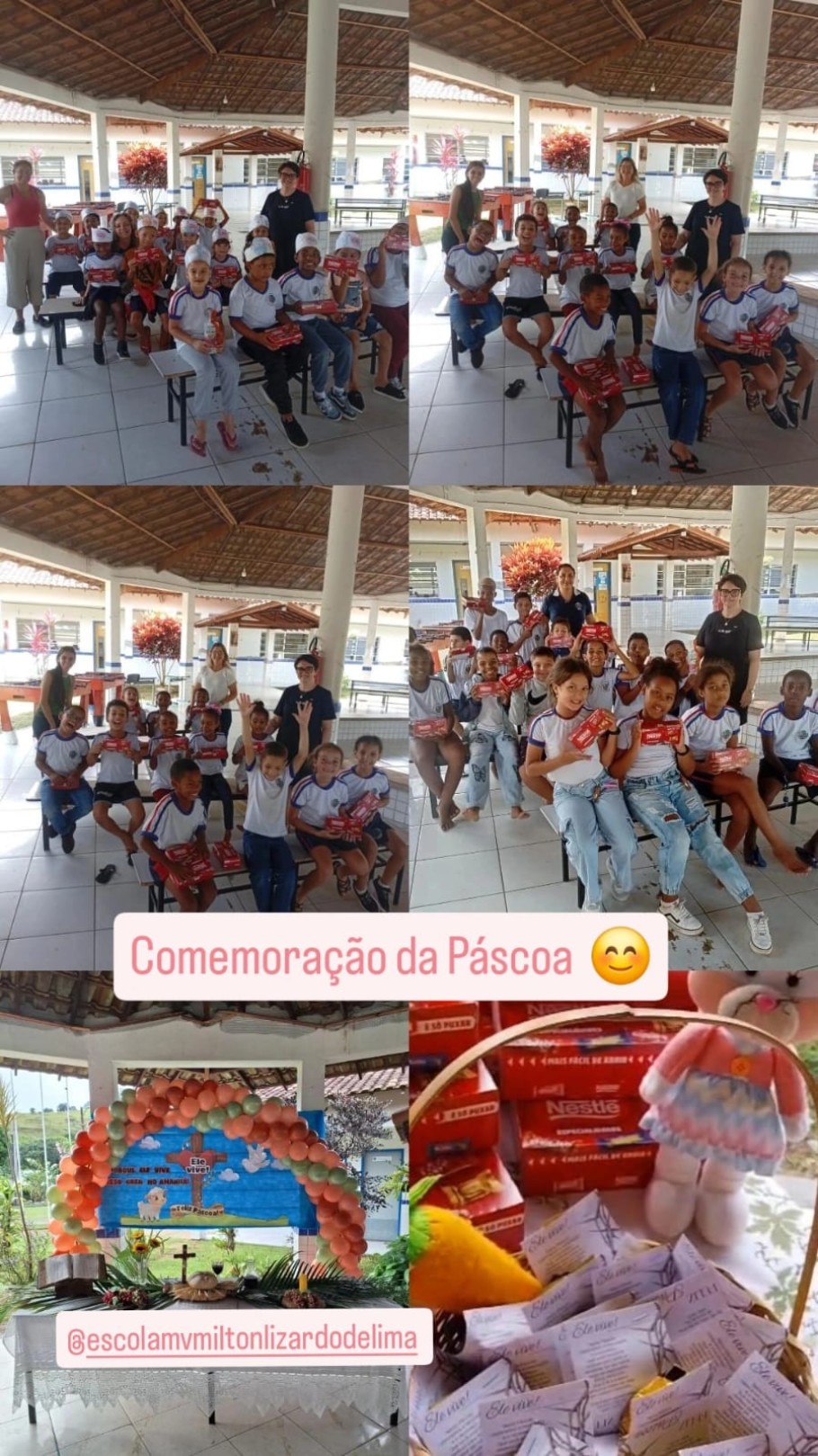 ENTREGA DE CHOCOLATES EM COMEMORA&Ccedil;&Atilde;O &Agrave; P&Aacute;SCOA - 01/04/2026