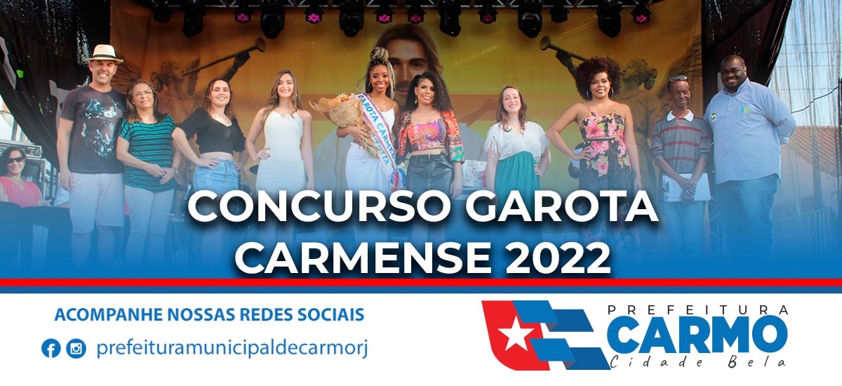 Concurso Garota Carmense 2022.