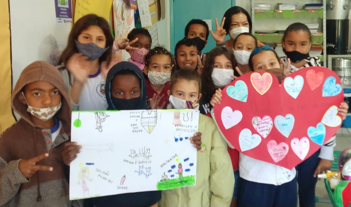 O Servi&ccedil;o de Psicologia da SME esteve presente na Escola M. Neilton Cunha Ribeiro nesta segunda - feira, dia 15 de agosto