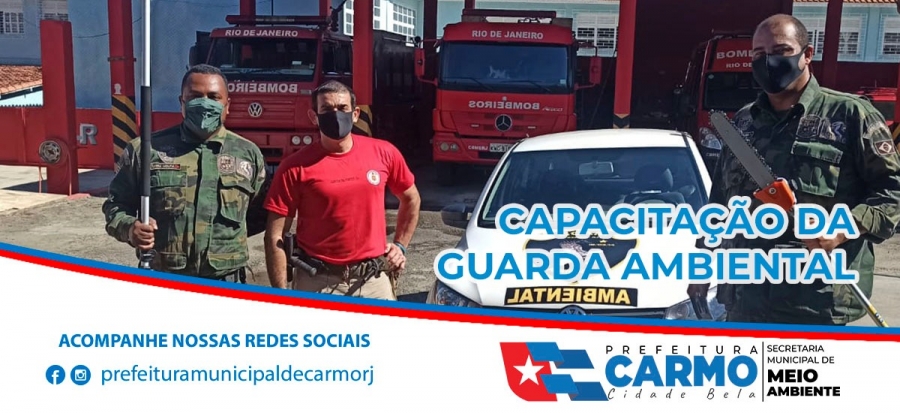 A Prefeitura Municipal de Carmo atrav&eacute;s da Secretaria Municipal de Meio Ambiente em parceira com o Corpo de Bombeiros realizou a capacita&ccedil;&atilde;o dos Guardas Ambientais para realiza&ccedil;&atilde;o de Moto Poda.