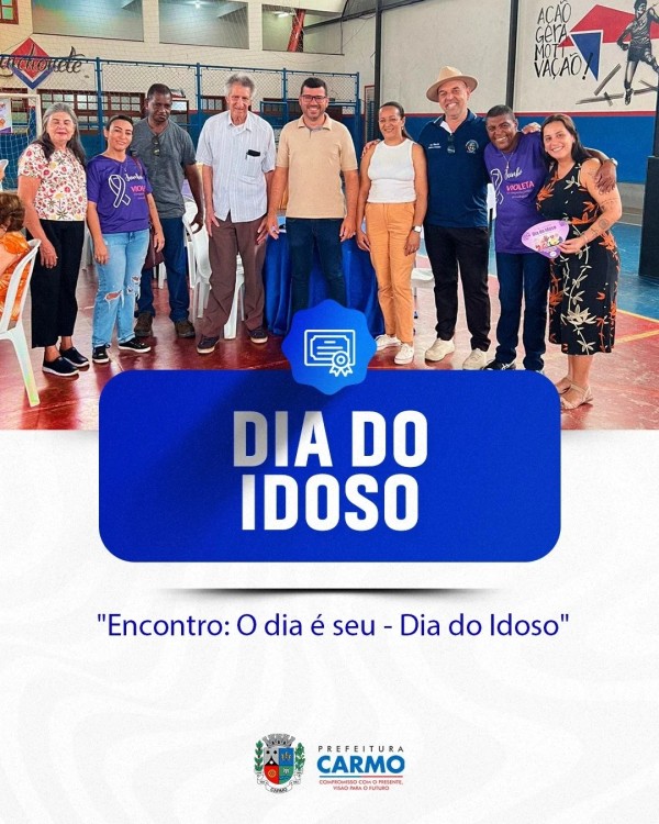 No último dia 30, o Conselho Municipal do Idoso, por meio do Fundo Municipal do Idoso, promoveu um e