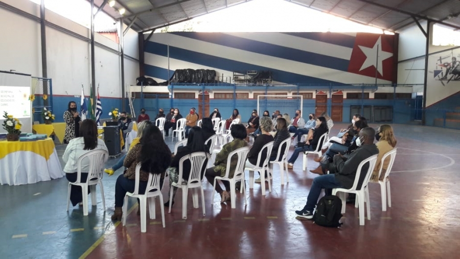 Reui&atilde;o com os Diretores, Orientadores Pedag&oacute;gicos e Educacionais das Unidades Escolares