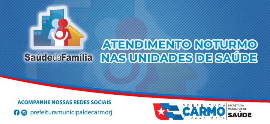 A Prefeitura Municipal de Carmo RJ, através da Secretaria de Saúde e a Coordenação de Atenção Básica vem informar que a partir de Agosto iremos oferecer à população nas ESF&#039;s.