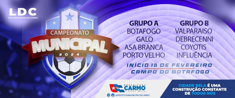 Campeonato Municipal Carmo 2024