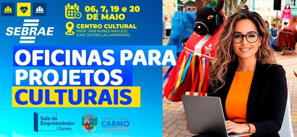 Oficinas para projetos culturais